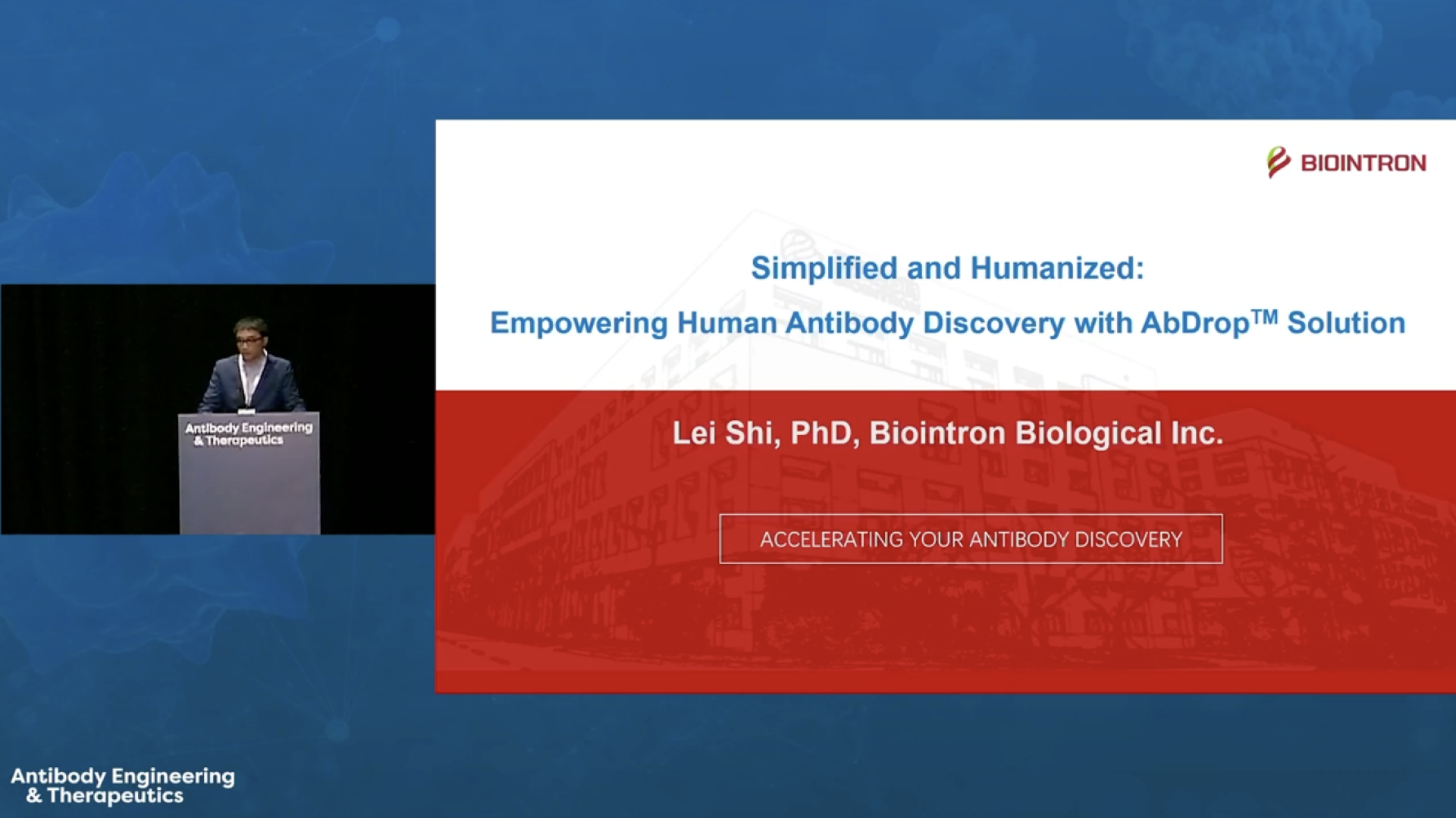 Biointron x AET US 2024 Webinar: Empowering Human Antibody Discovery with AbDrop™