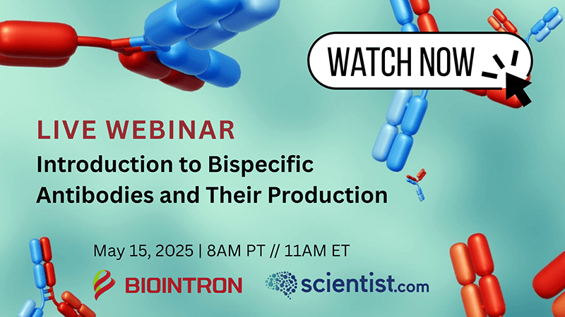 Biointron x Scientist.com Webinar: Introduction to Bispecific Antibodies and Their Production