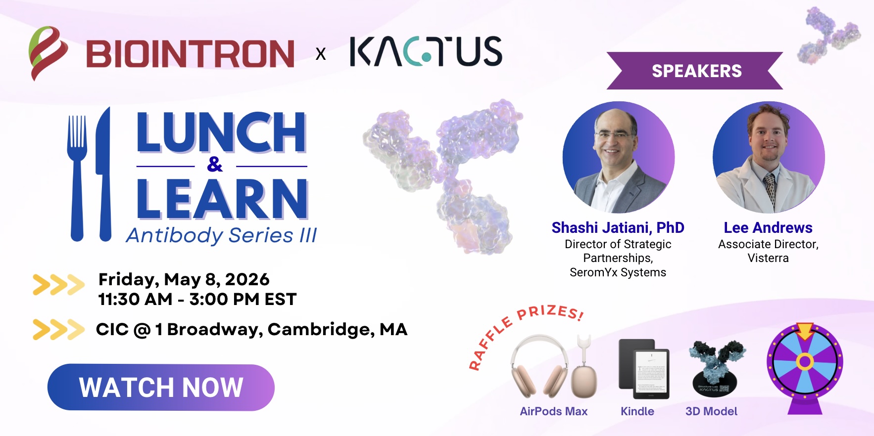 Biointron x KACTUS Webinar: Precision Antibody Engineering
